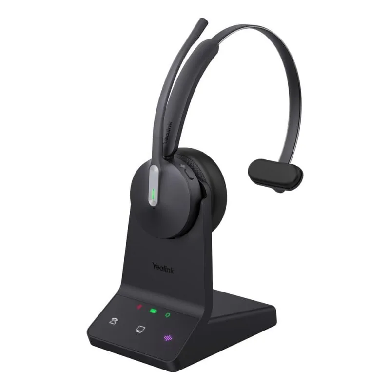 Auriculares Yealink WH64 Mono UC inalámbricos Bluetooth para oficina con micrófono negro 1208672