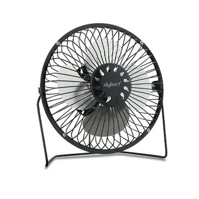 Avant Mini Ventilador USB 15cm 3W Negro AV7706