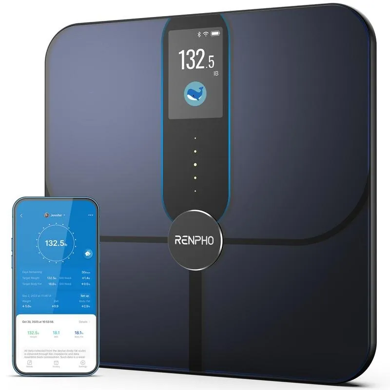 Báscula Digital Renpho Elis Nova Hasta 180 kg IMC BMR Bluetooth WiFi Control App PEU-R-A031