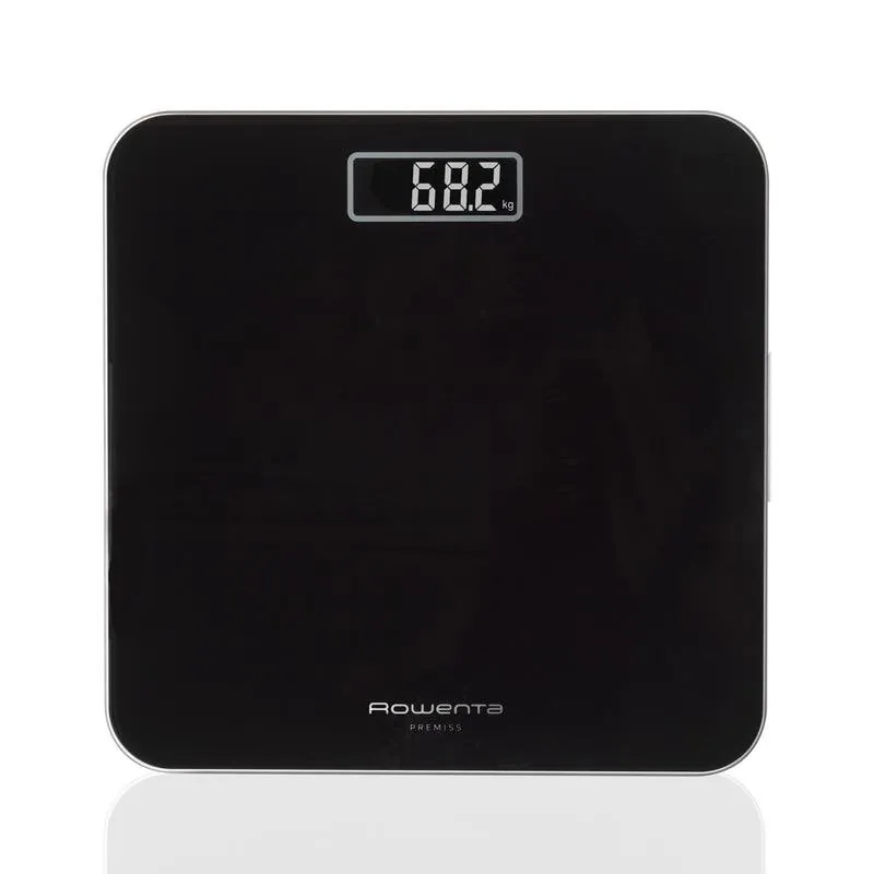Báscula Rowenta Premiss BS1800V0 vidrio templado LCD 160 kg negra BS1800V0