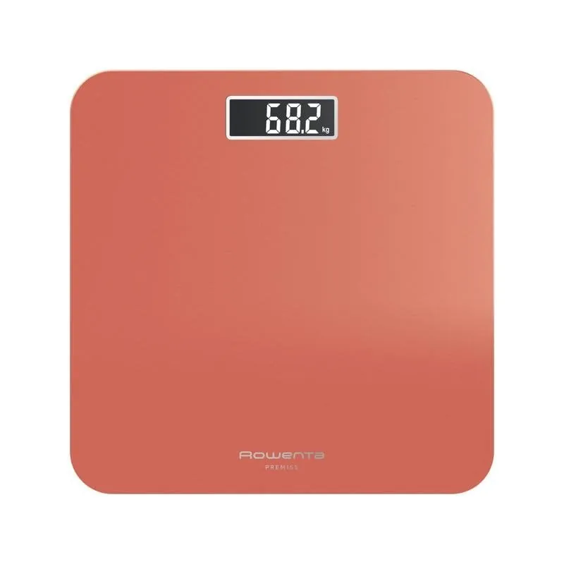 Báscula Rowenta Premiss BS1803V0 cristal templado 160 kg naranja BS1803V0