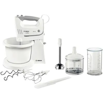 Batidora Bosch MFQ36490 450 W 5 velocidades soporte desmontable 0,5 L blanca MFQ36490