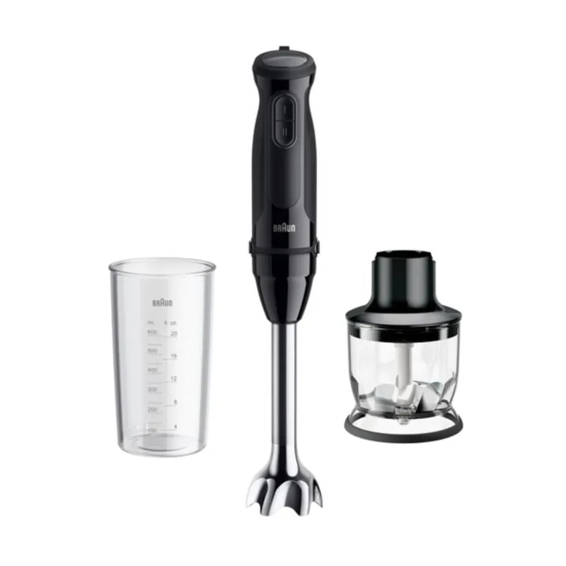 Batidora Braun MultiQuick 3 MQ30201M 900 W Acero Inoxidable y Vaso 600 ml 0X22111537