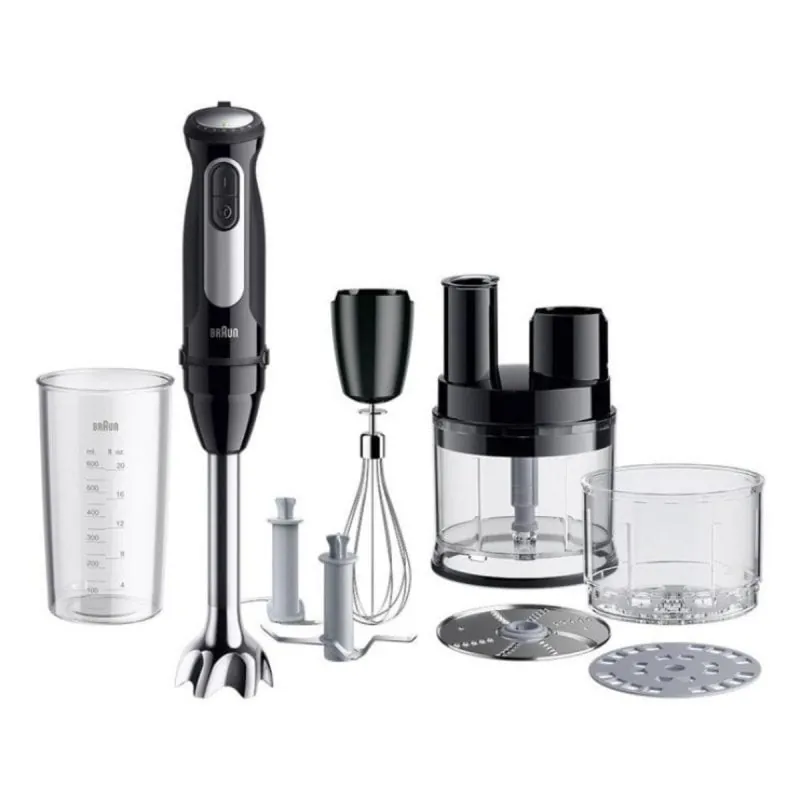 Batidora de inmersión Braun MultiQuick 5 Pro MQ55755M 1000W 25 velocidades negra 0X22111502