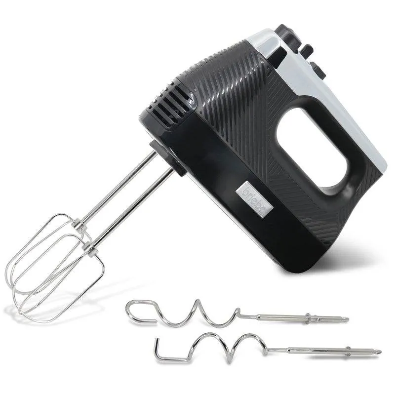 Batidora de mano Briebe HM1174BLK 400W 5 velocidades Turbo negra 804179