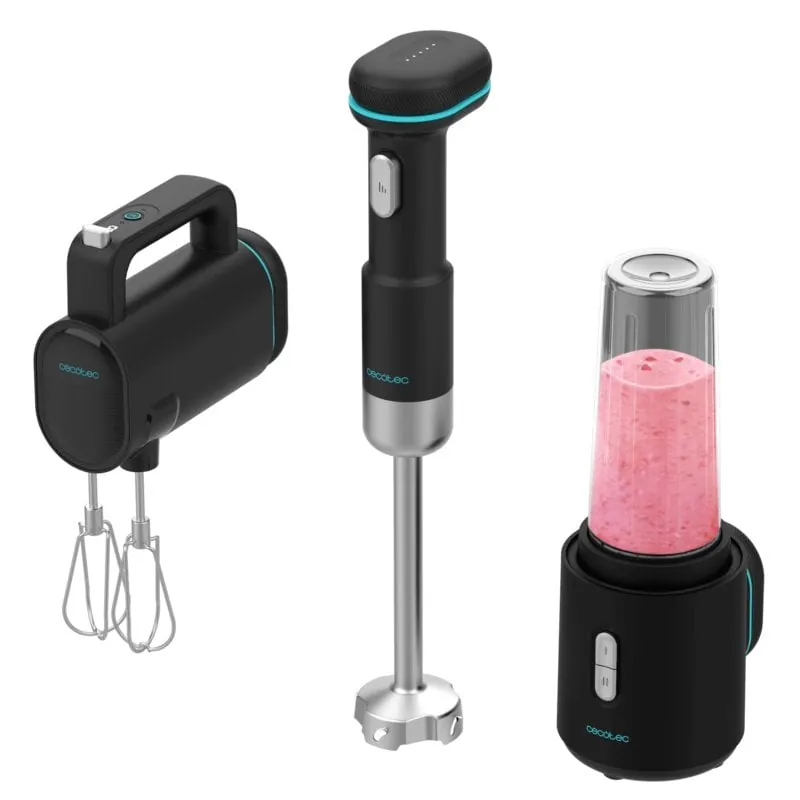 Batidora de mano Create BlendGo Pack batería accesorios carga rápida indicadores LED A01_EU01_107590