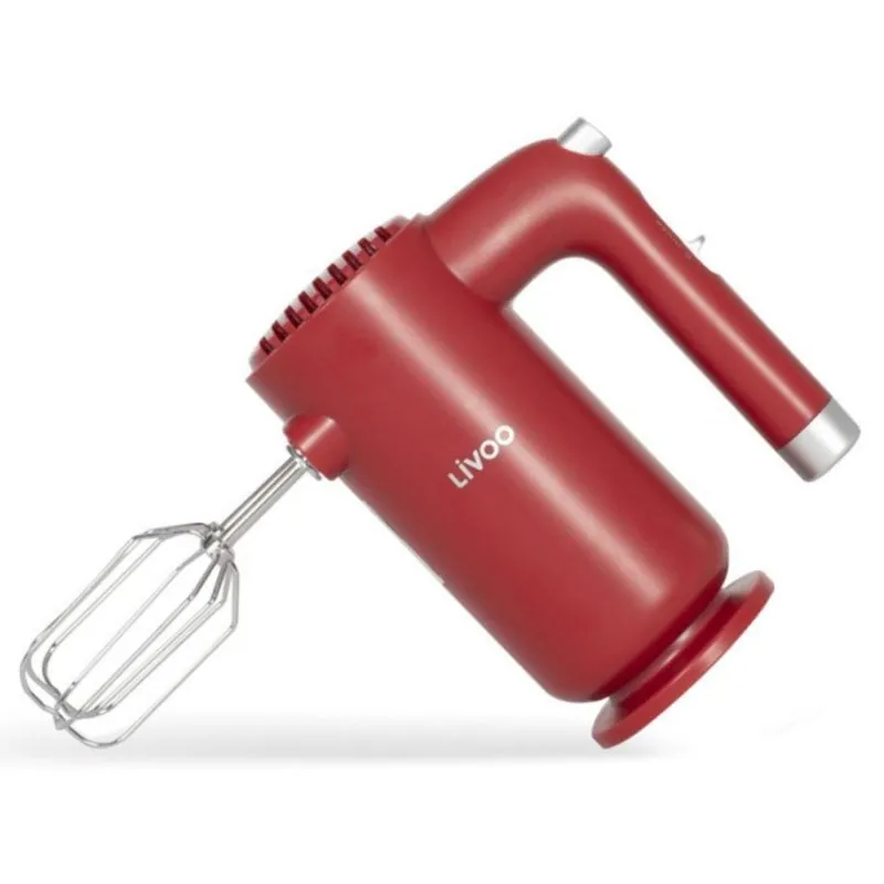 Batidora de mano LIVOO DOP243R 250 W 5 velocidades roja ABS DOP243R