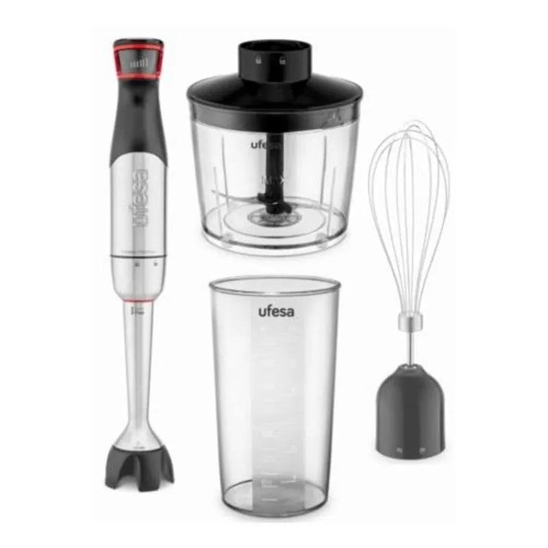 Batidora de mano Ufesa 1500W con pie desmontable y tapa antisalpicaduras SATELITE 1500 MAX ACC
