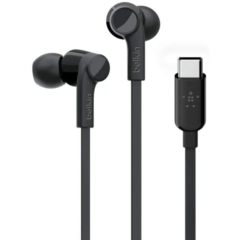 Belkin Rockstar Auriculares USB-C Negros G3H0002btBLK
