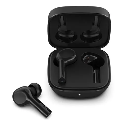 Belkin True Wireless SoundForm Freedom Auriculares Inalámbricos Negro AUC002glBK
