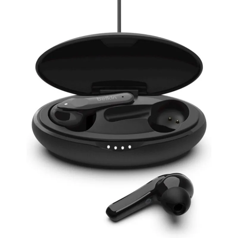 Belkin True Wireless SoundForm Move Auriculares Inalámbricos Negros PAC001BTBK-PCC