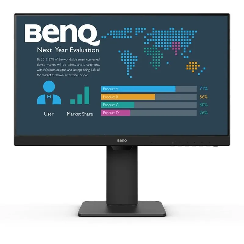 BenQ BL2486TC 23.8" IPS FullHD 100Hz Altura Ajustable USB-C 65W 9H.LMMLB.QBE