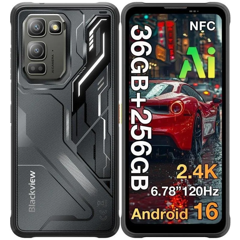 Blackview Fort 5 4G 12 GB 256GB 6,78" Negro Blackview_Fort5(12+256)_Black