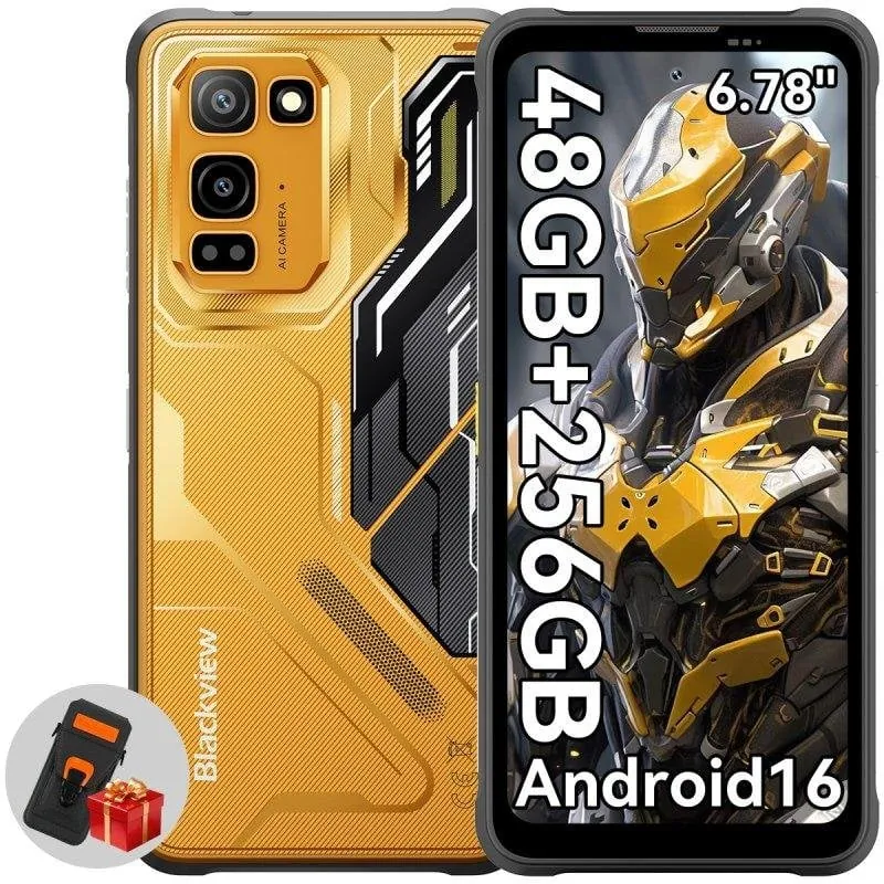 Blackview Fort 5 4G 12GB 256GB 6.78" Amarillo FORT5(12+256)-YELLOW+C01