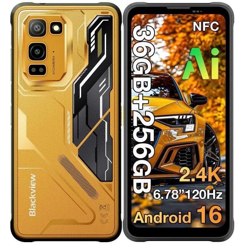 Blackview Fort 5 4G 12GB 256GB 6.78" Naranja Blackview_Fort5(12+256)_Orange