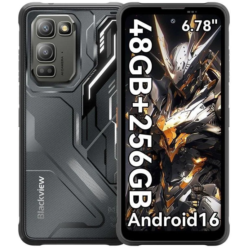 Blackview Fort 5 4G 12GB 256GB 6.78" Negro doble SIM FORT5(12+256)-BLACK