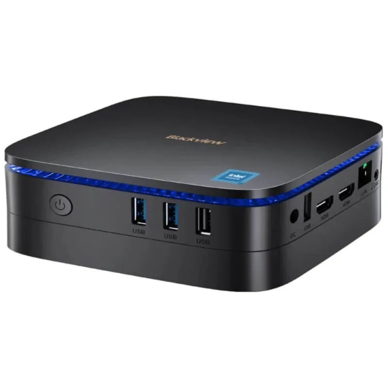 Blackview MP60 Mini PC Intel Celeron N5095 16GB/256GB SSD Negro 6221300259835