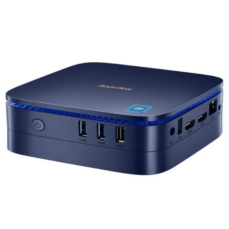 Blackview MP60 Mini PC Intel Celeron N5095/16GB/512GB SSD Azul DE-MP60(16+512)-Blue
