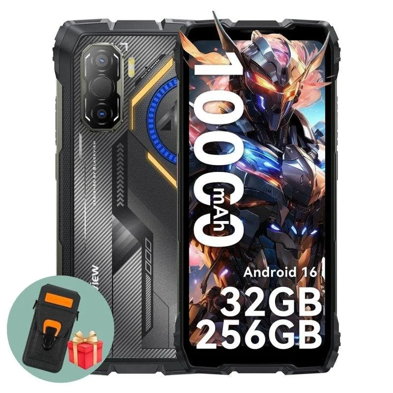 Blackview Rock 3 4G 8GB 256GB 6.78" Rugerizado Negro ROCK3(8+256)-BLACK+C01
