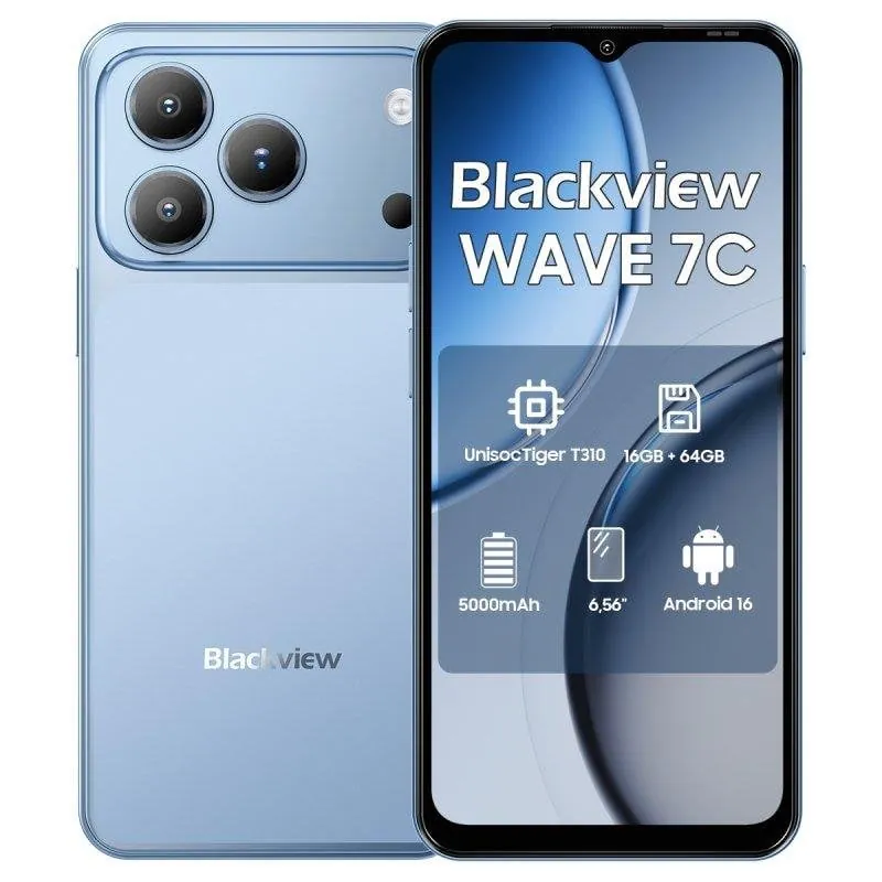 Blackview Wave 7C 4G 6.56" 4GB 64GB Azul WAVE7C(4+64)-BLUE
