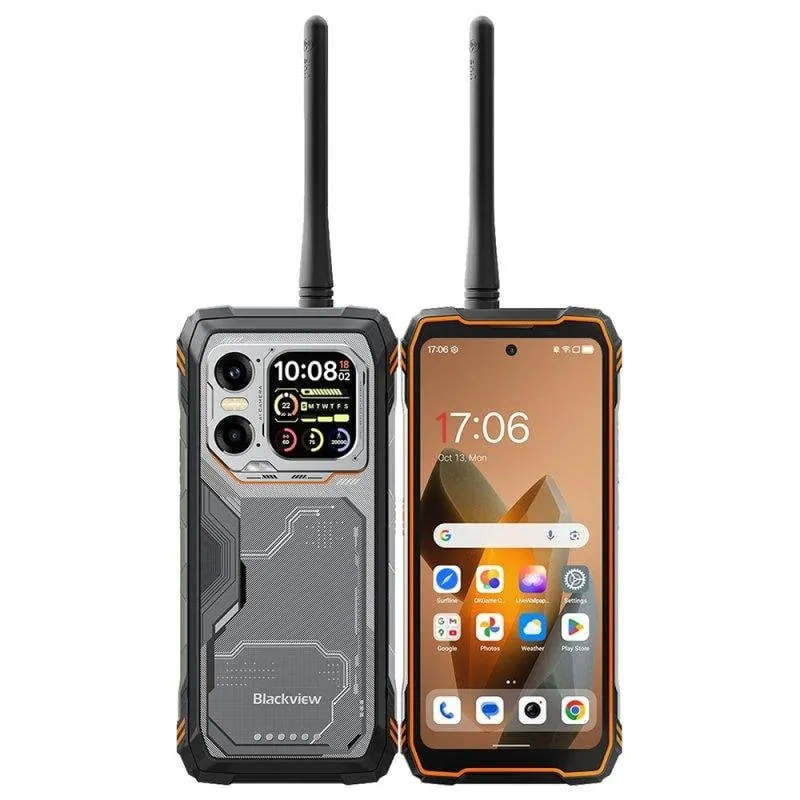 Blackview Xplore 1 36GB 256GB 6.78" FHD+ 120Hz 5G Dual SIM Batería 20000mAh Android 15 Naranja Blackview-XPLORE1Walkie Talkie-orange
