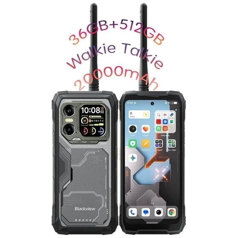 Blackview Xplore 1 5G 12GB 512GB 6.78" Negro Blackview_XPLORE1Walkie Talkie(512)_black