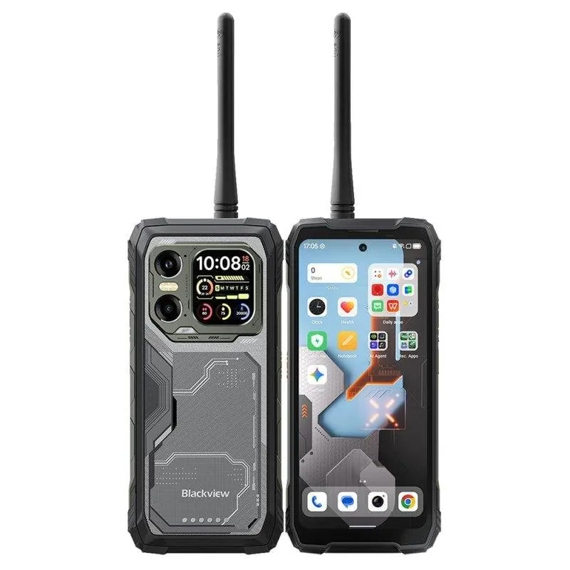 Blackview Xplore 1 Walkie Talkie 36GB 256GB 6.78" FHD+ 120Hz 5G Dual SIM Batería 20000mAh Android 15 Negro Blackview-XPLORE1Walkie Talkie-black