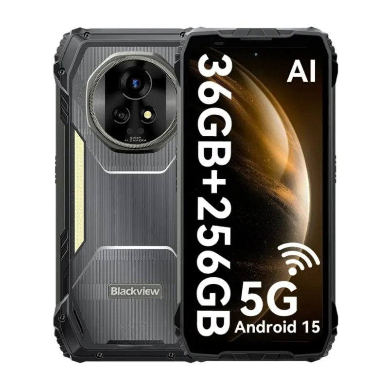 Blackview Xplore 2 12GB 256GB 6.73" AMOLED 5G Dual SIM Batería 20000mAh Carga 120W Android 15 Negro XPLORE2(12+256)-BLACK