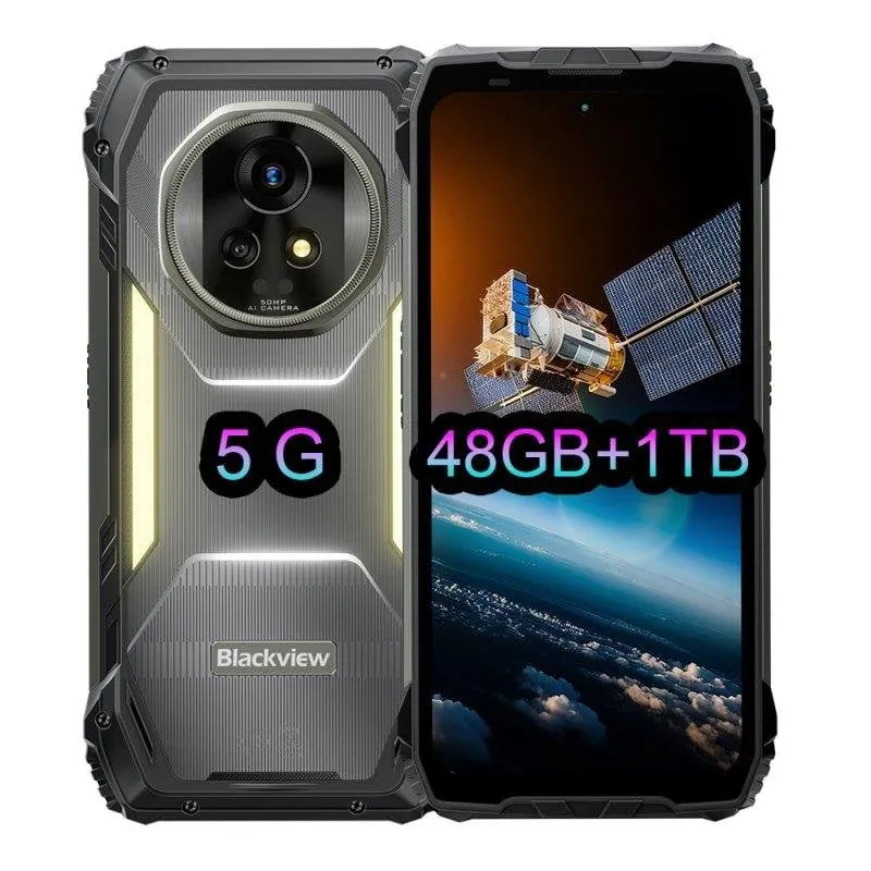 Blackview Xplore 2 Satellite 48GB 1TB 6.73" AMOLED 5G Dual SIM Batería 20000mAh Android 15 Naranja Blackview-XPLORE 2 Satellite(1TB)