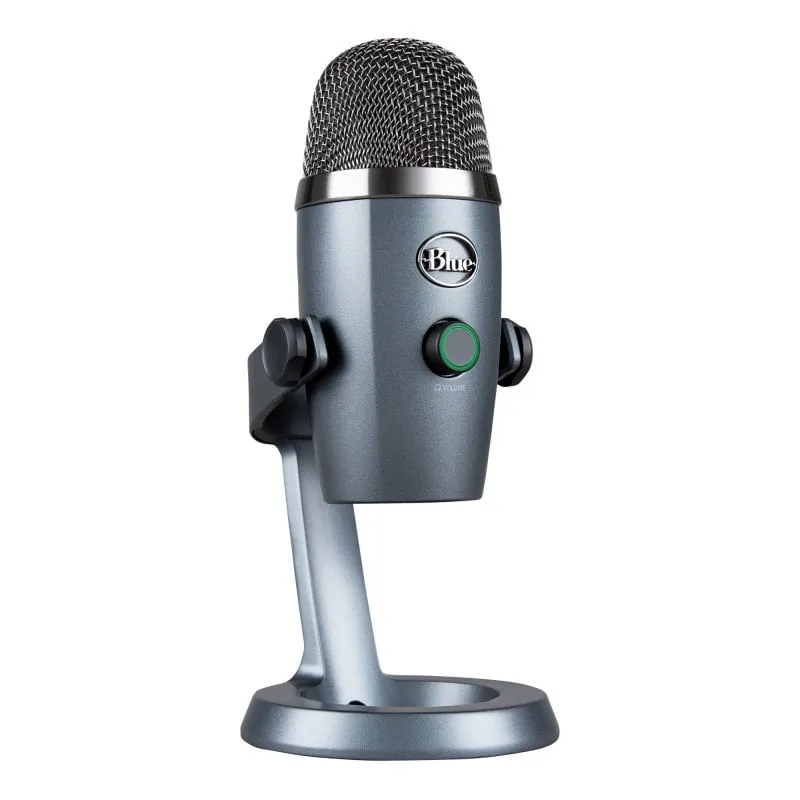 Blue Mic Yeti Nano Micrófono USB para Grabación y Streaming Gris 988-000205