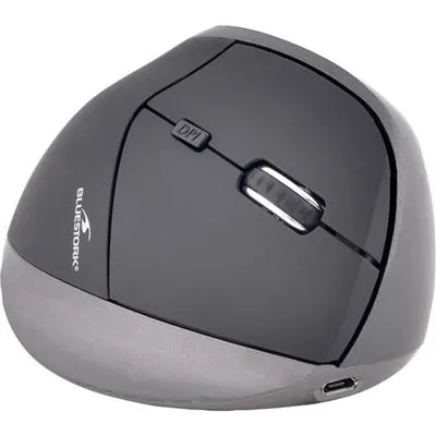 Bluestork M-WL-ERGO-BK Ratón Inalámbrico 1200 DPI Negro M-WL-ERGO-BK