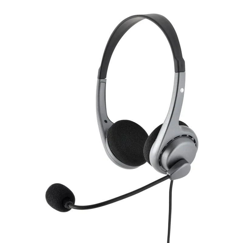 Bluestork MC-101 Auriculares con Micrófono Negro/Plata MC-101