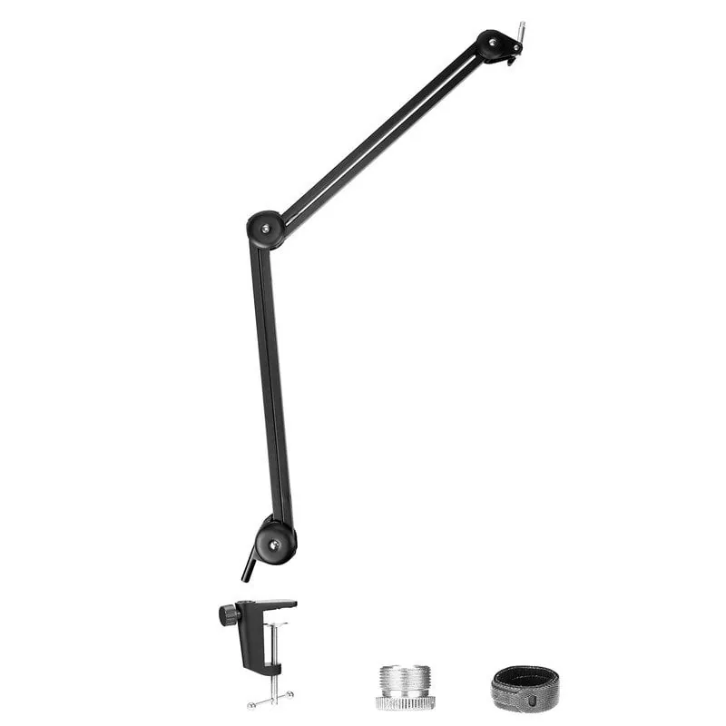Boya BY-BA20 Brazo Articulado de Micrófono de Suspensión con Muelle 55cm X 62cm Adaptador 3/8" To 5/8" BY-BA20