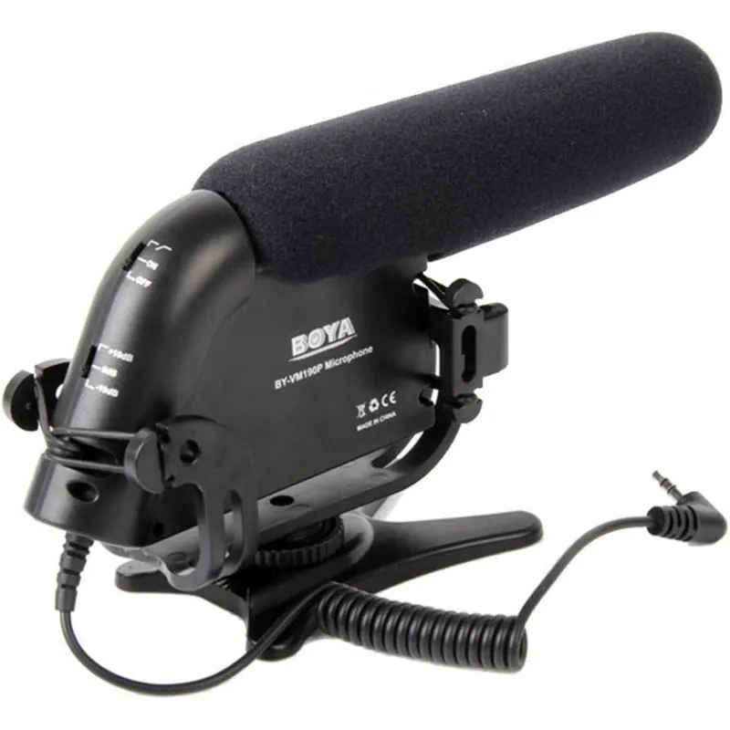 BOYA BY-VM190P Micrófono para Cámara Digital Negro BY-VM190P