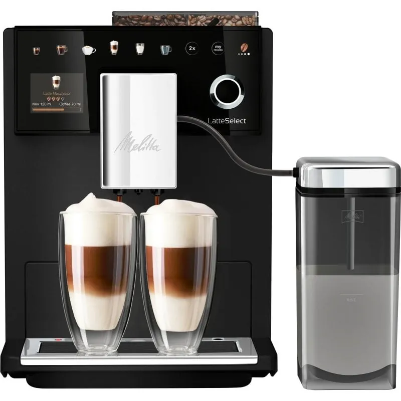 Cafetera Automática Melitta 630-212 1,8 L 1400 W con molinillo integrado y depósito doble 6781940