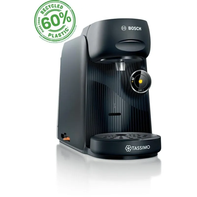 Cafetera de cápsulas Bosch TAS162E 0,7 L 1400 W negra con pantalla LED y múltiples bebidas TAS162E