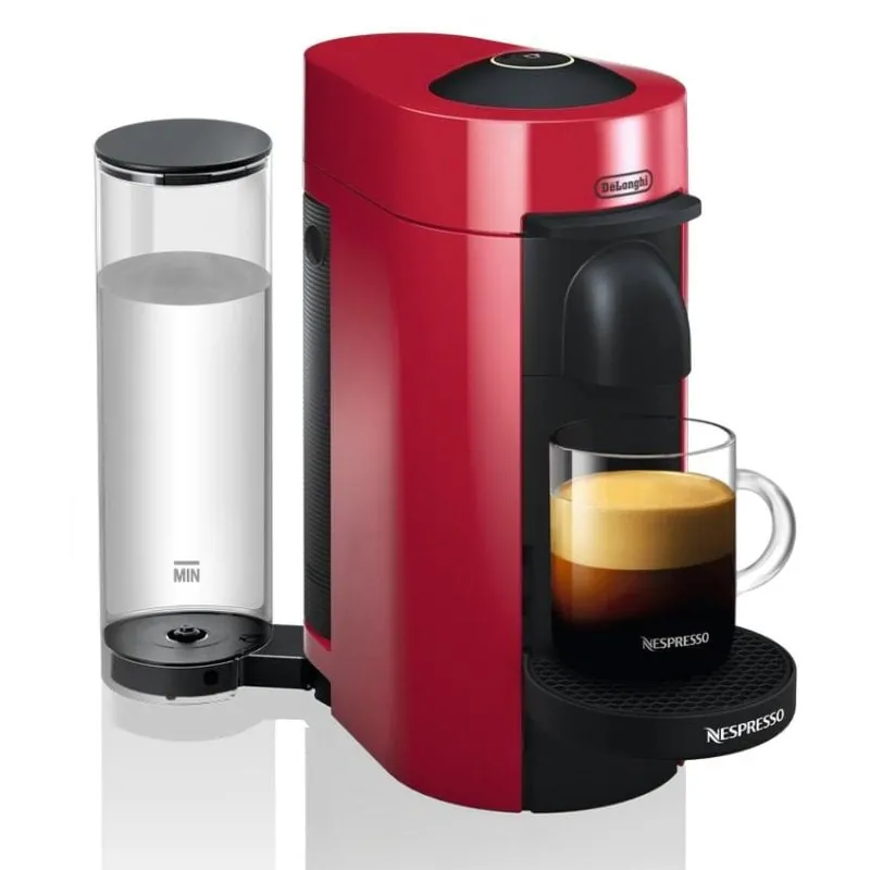 Cafetera de Cápsulas DeLonghi Nespresso Vertuo Rojo 1,1 L Expulsión automática ENV 150.R