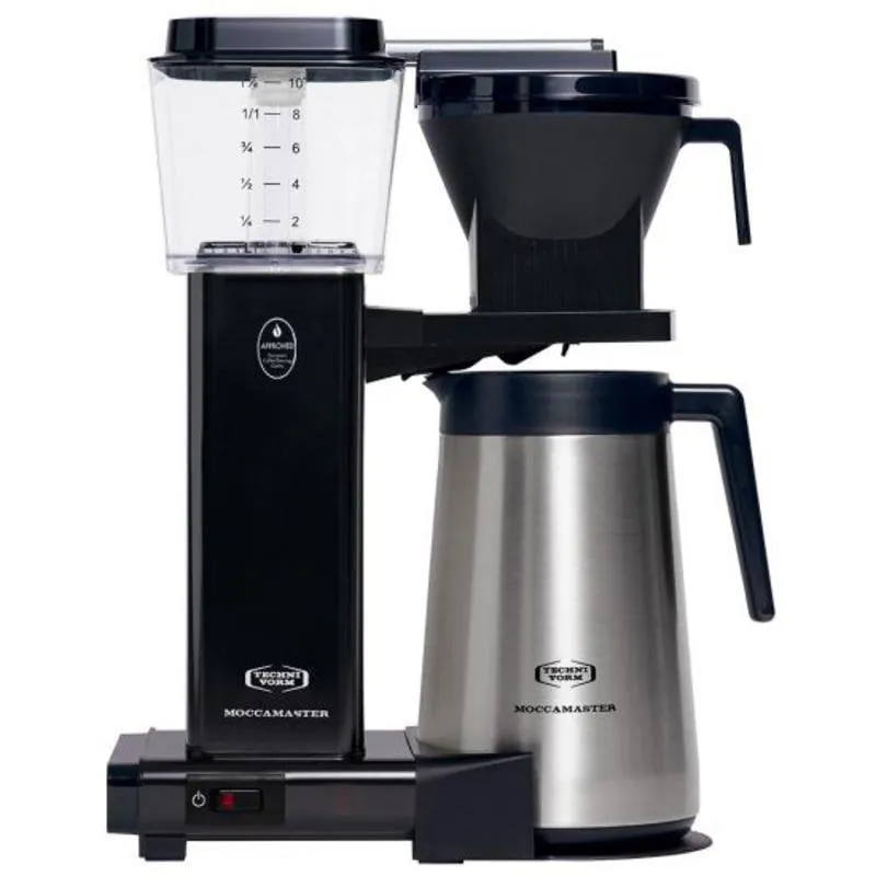 Cafetera de filtro Moccamaster KBGT Black 1.8L 2400 W con termo 79403