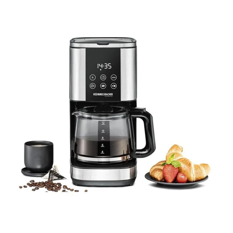 Cafetera de Goteo Rommelsbacher FKM 1000 1,5 L 1000 W Negro Acero inoxidable 12 Tazas Función mantener caliente FKM 1000