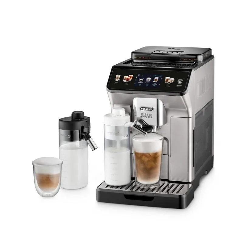 Cafetera Espresso Superautomática DeLonghi Eletta Explore 1,8 L 19 Bares con molinillo integrado ECAM 450.55 S