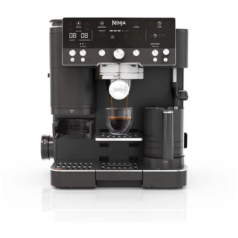 Cafetera Espresso Superautomática Ninja ES601EUBK 2L 1650W con molinillo y espumador ES601EUBK
