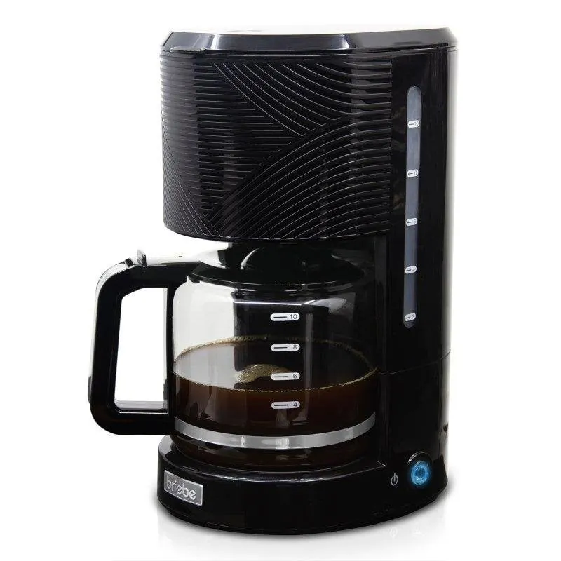 Cafetera Goteo Briebe CM1171BLK 10 tazas 1,25 L filtro permanente negra 804117