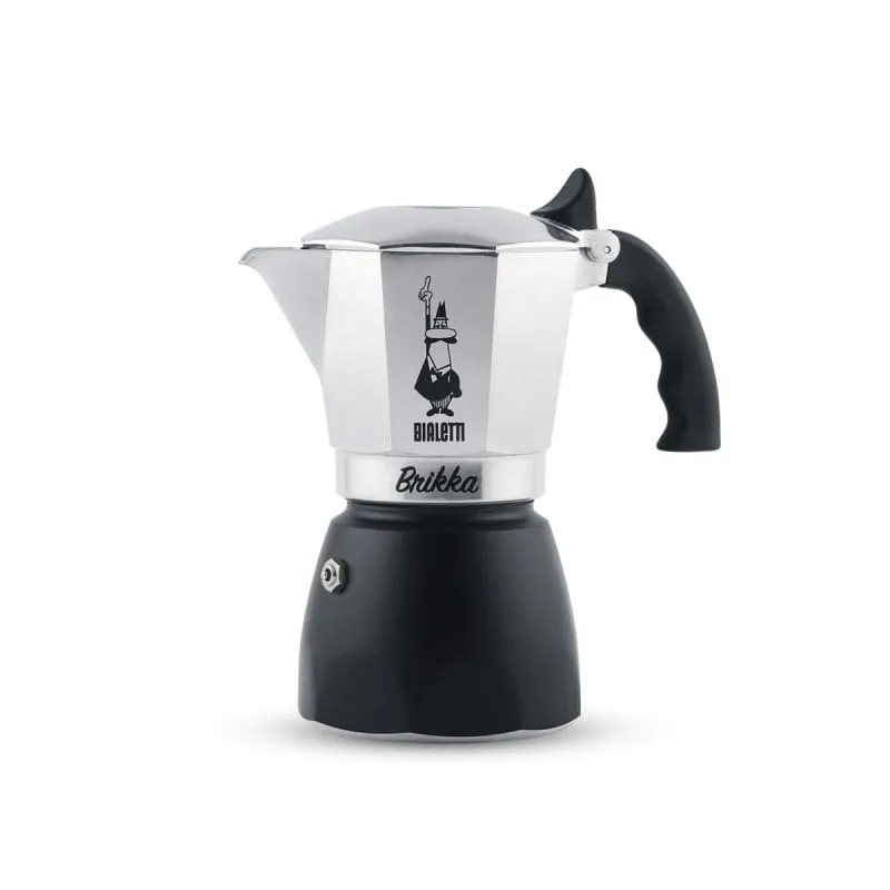 Cafetera Italiana Bialetti Brikka 0,17 L 4 Tazas Negra Acero Aluminio 7328