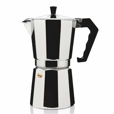 Cafetera Italiana Haeger CP-09A.008A 9 tazas metálica aluminio CP-09A.008A