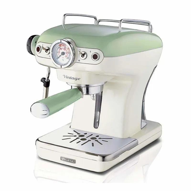Cafetera Manual Ariete 1389/14 0,9 L 15 bares Verde con espumador de leche 00M138914AR0