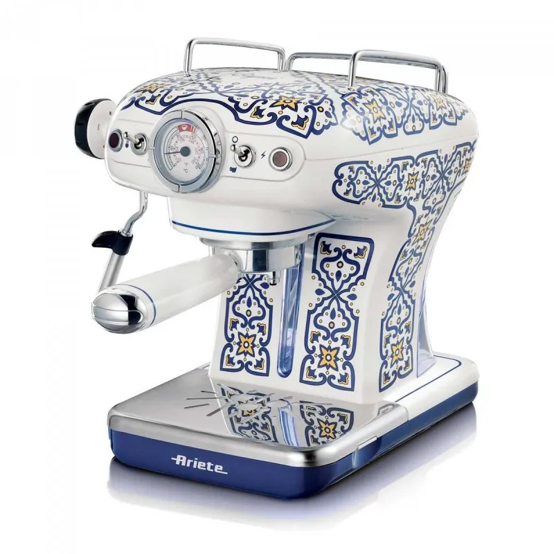 Cafetera Manual Ariete 1389/1C 0,9L 15 bares con espumador de leche 00M13891CAR0