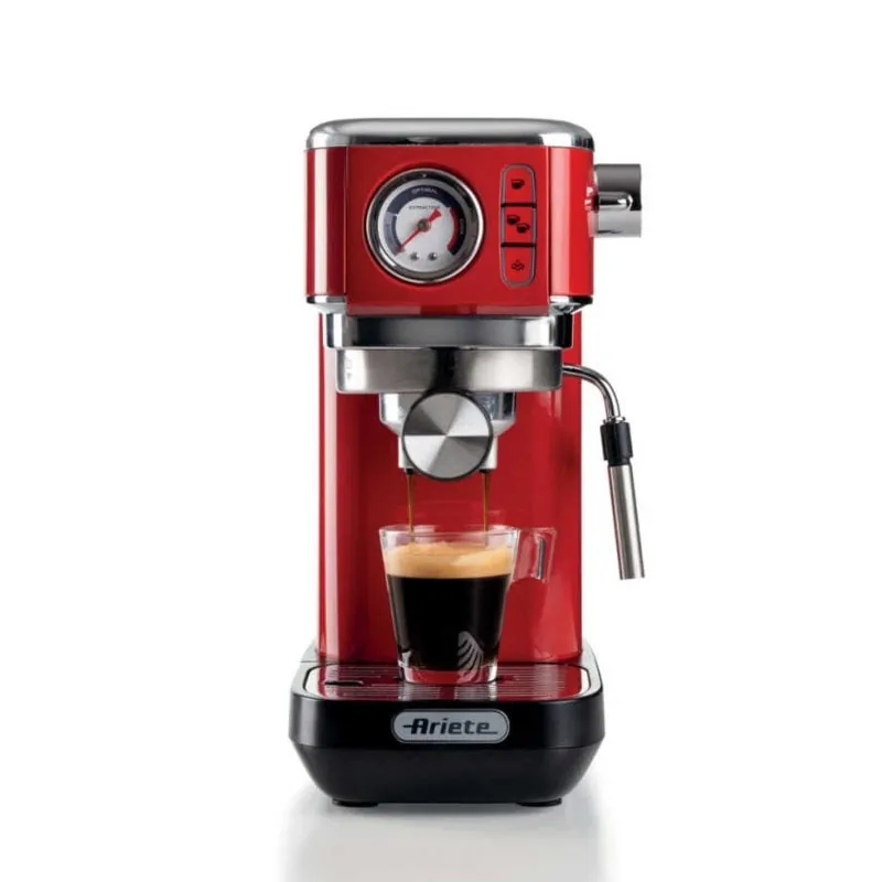 Cafetera Manual Ariete Moderna Line 1381/33 1,1 L 15 bares con espumador de leche 00M138133AR0