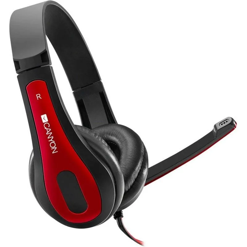 Canyon HSC-1 Auriculares Gaming Negro/Rojo CNS-CHSC1BR