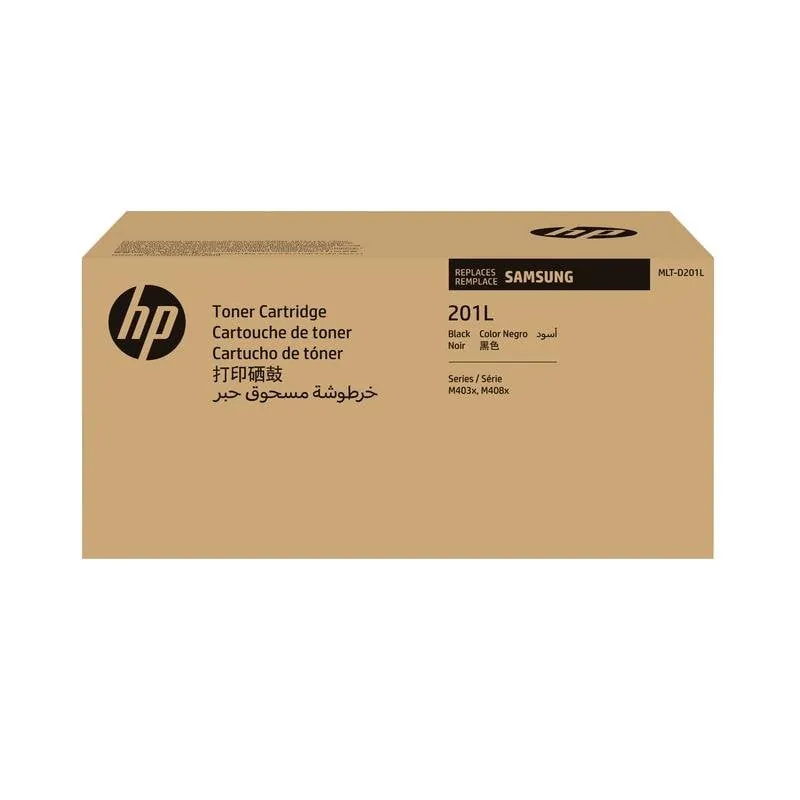 Cartucho de tóner negro alto rendimiento Samsung MLT-D201L 20000 páginas HP SU870A