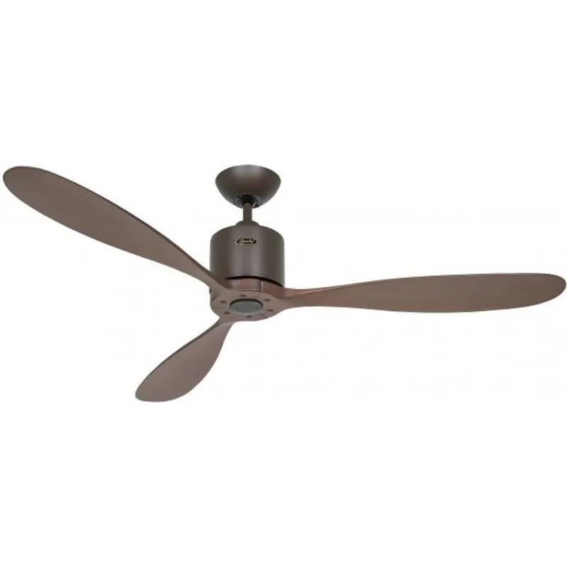 CasaFan Aeroplan Eco Ventilador de Techo Motor DC con Luz y Mando 132cm Marrón Bronce 313243